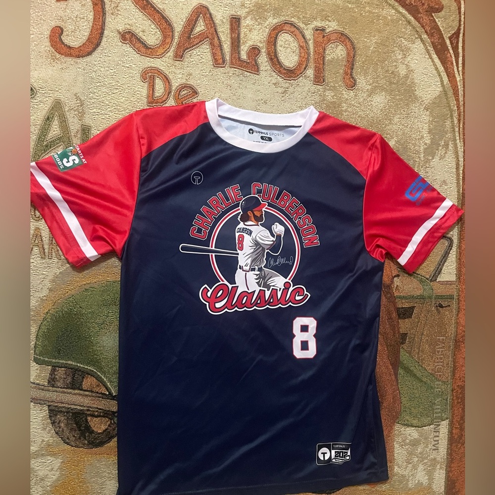 Charlie Culberson Classic Jersey 2024 Terminus Size Youth XL NEW